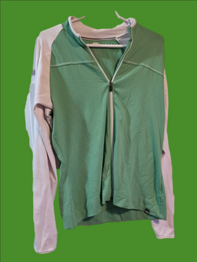 4/$67 Deal! SUGOI Mint Green and White Light Jacket